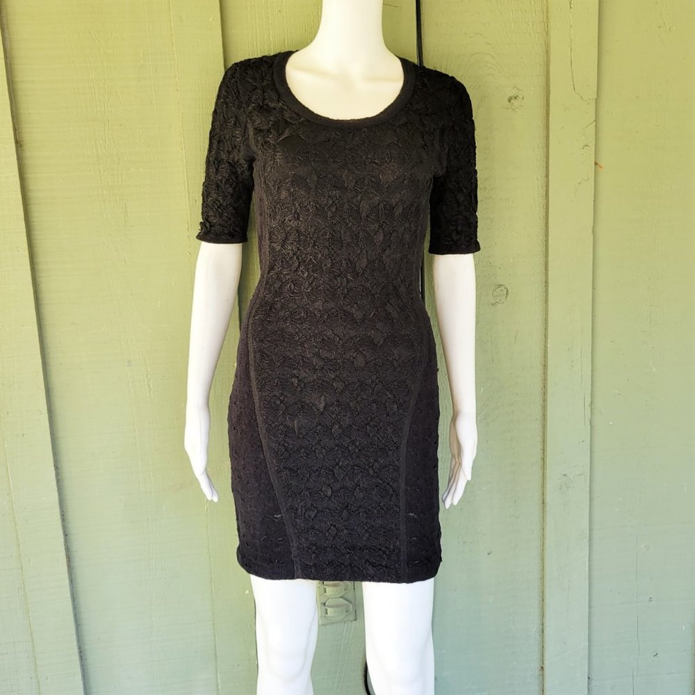 RAG & BONE Black Bodycon Stretch Mini Dress Small S